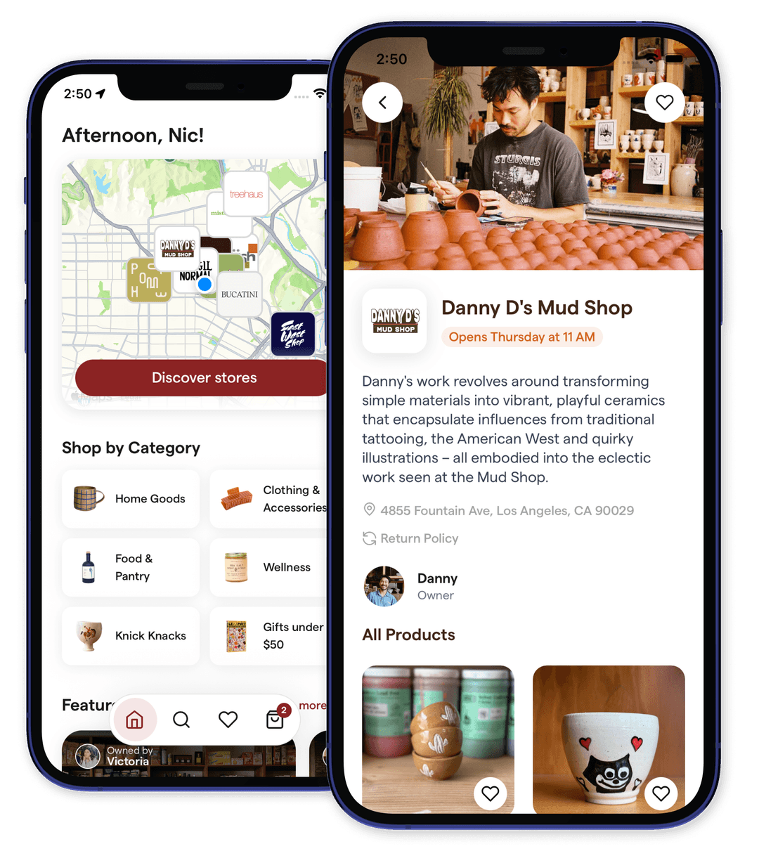 Giftphoria App Mockup
